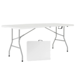 Mesa Picnic Plegable 180 cm Blanca