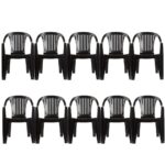 Set x10 Sillas c/Posabrazo Reforzada 140kg - diferentes colores