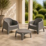 Juego 2 Sillones Skarpo + Mesa Ratona- diferentes colores - Imagen 2