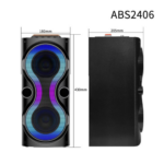 Parlante Portátil 4 Pulgadas Bluetooth 5.0 20W Luces FM USB TWS - Imagen 3