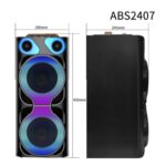 Parlante Portátil 4 Pulgada Bluetooth 5.0 20W Luces FM USB - Imagen 2