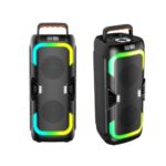 Parlante Portátil Bluetooth 5.0 con Luces RGB 20W FM USB TWS - Imagen 2