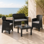 Juego de Jardin Jungle Rattan- diferentes colores