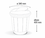 CESTO DE BASURA VAIVEN 20 LTS - Imagen 2