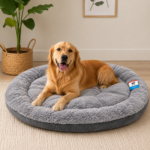 Cama corderito Redonda 75×85 cm