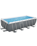 Piscina Estructural Rectangular Bestway 11.532 L – 4,88 x 2,44 x 1,22 m + Bomba con Filtro + Escalera + Cobertor